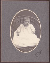 Thelma Clark Brown Cabinet Photo of Baby - Derby, Connecticut - $17.50