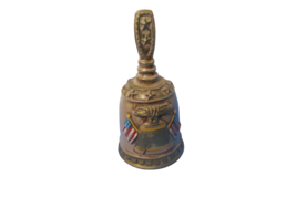 Vintage Norleans Ceramic Bell Spirit Of 76 Liberty Bell 5 1/4&quot; Tall - $14.80
