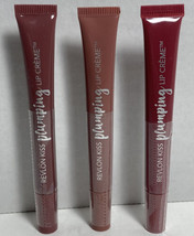 3 Revlon Kiss  Plumping Lip Cream 525, 535 &amp; 540 New Sealed - £20.95 GBP