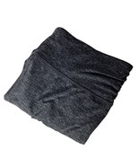 Tangerine Cropped Ruched Athletic Leggings Heather Black Size Large Zipp... - €13,68 EUR