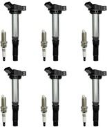 UF487 Ignition Coil Pack and 6619 Iridium Spark Plugs Compatible with To... - $2,779.17 MXN