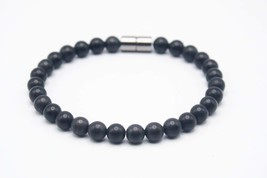 Shungite Bracelet for Men/Women 6mm/8mm/10mm Energy Protection Bracelet Genuine  - £19.98 GBP
