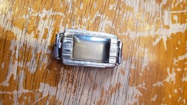 RARE 1930&#39;s 20&#39;s VTG Ornate Anchor Watch Case &amp; Crystal Rectangle 33mm x 16mm - £20.96 GBP