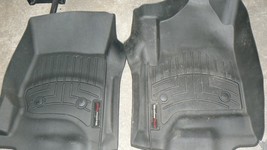 WeatherTech FloorLiner Front Mats 02554 &amp; 02549 –  Fits Tahoe Yukon Subu... - $58.49
