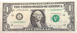 $1 One Dollar Bill 19690980 Charles Manson August 9, 1969 - £19.66 GBP