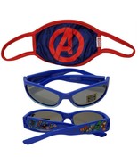 Marvel Avengers 1 Pair Sunglasses (3+) &amp; 1Pc. Re-Usable Cloth Face Masks... - £10.30 GBP