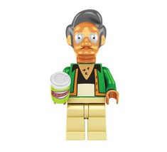 YY Minifigure Building Custom Apu The Simpsons Cartoon - $6.50