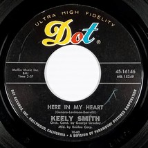 Keely Smith - Here in My Heart / Clearance Sale [7&quot; 45 rpm Single] Dot Records  - £3.39 GBP