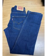 Youth Levi&#39;s 502 Regular Taper Jeans, 26x26 (Size12) Adjustable Waist - £15.73 GBP