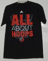 Adidas NBA Licensed Portland Trail Blazers Black Youth Large 14 16 T Shirt image 1