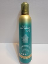 New OGX Locking + Coconut Curls Decadent Creamy Mousse Hair Styling 7.9 Oz - £7.03 GBP