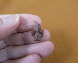(CR593-108) 5/8&quot; Fairy Stone CHRISTIAN CROSS oiled Staurolite Crystal MA... - £12.50 GBP