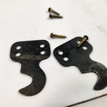 Singer Vintage  treadle drawer attachment brackets 2 each with screws EUC - £6.73 GBP