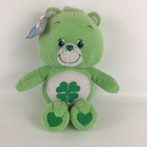 Care Bears Good Luck Bear 10&quot; Plush Stuffed 4 Leaf Clover Vintage 2003 w... - £27.65 GBP