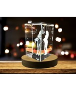 LED Base included | Aquarius Zodiac Sign 3D Engraved Crystal Keepsake Gift - £29.89 GBP+