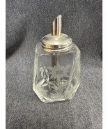 Antique Sugar Beaker Spout Stainless Steel Engraved Flower, Vintage Art ... - $16.83