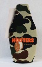 New Hooters Bottle Koozie Honolulu, Hi ~ Camo Camouflage ~ New With Tag - £7.85 GBP
