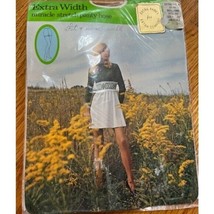 Vintage Extra Width Pantyhose Miracle Stretch Fit Wear Well NOS Size 3X/4X - £12.21 GBP