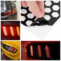 Universal Car Rear Tail Light Lamp Stickers Honeycomb Type Decal Car Lamp Cover  - £90.91 GBP