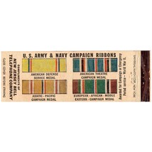 Vtg Matchbook Cover New Jersey Bell Telephone WW2 Army Navy 1940s full length - £11.62 GBP