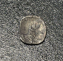 4th Century BC Greek Lycaonia Laranda AR Silver Obol 0.61g, Baal &amp; Wolf Coin - £31.65 GBP