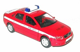 Audi A4 Feuerwehrwagen,Welly 1/38 Diecast Auto Sammlermodell,Audi Kollektion - £23.68 GBP