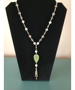 Autumn Jasper Dragonfly Pendant Necklace  - $42.00