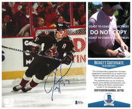 Jeremy Roenick signed Phoenix Coyotes Hockey 8x10 photo Beckett COA proof - £85.04 GBP