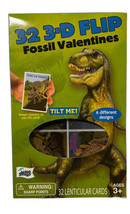 Mello Smello 32 Lenticular Cards 3D Fossil Flips DINOSAUR Valentines - £6.20 GBP