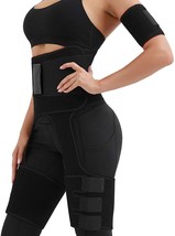 4 in 1 Elastic Band Arm and Thigh Waist Trainer for Women,Butt Lifte (Si... - $19.34