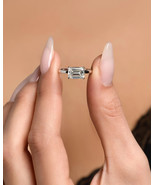 Lab Grown 2.00 Carat Emerald Shape E/VVS2 Diamond Engagement Ring 14k Wh... - $1,684.35 CAD