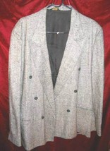 Vintage Cotler Gray Suit Sports Jacket Coat Sz 42 Made in USA - £23.94 GBP
