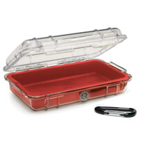 Pelican 1040-025-100 1040 MICRO CASE BLK W/CLEAR LID LINER 6.50X3.87X1.75 - $1,323.16 MXN
