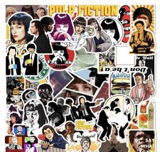 50 PCS Pulp Fiction Movie Stickers Car Decals Hydro Laptop Binder Free Shipping! - £7.97 GBP