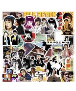 50 PCS Pulp Fiction Movie Stickers Car Decals Hydro Laptop Binder Free S... - £7.96 GBP