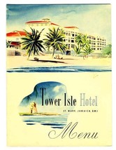 Tower Isle Hotel Breakfast Menu St Mary Jamaica British West Indies 1952 - £37.98 GBP