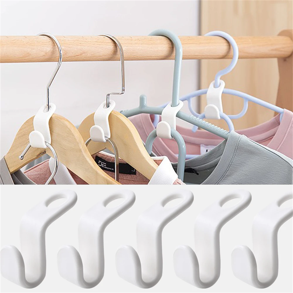House Home 5/10/20pcs Mini Clothes Hanger for Closet ConAtor Hooks Cascading Pla - £19.98 GBP