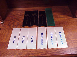  Lot of 10 Trade Show Host, Hostess, Rock Dealer, Exhibitor Ribbons, exh... - $8.95