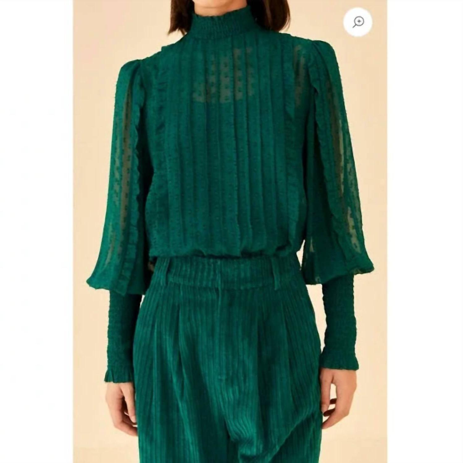 Farm Rio Ruffled Long Sleeve Size S - $130.68