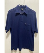 Vintage Mossimo Men&#39;s Navy Blue Polo Shirt Size Medium - £7.40 GBP