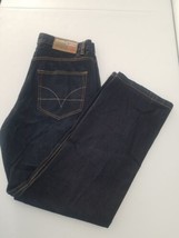 Evolution In Design 5 Pockets Mens Jeans 34x32 Blue Denim RN#0100543 Wide Leg - £26.47 GBP