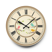 Custom made silent battery operated quartz 10.75" acrylic round wall clock #129 - £28.69 GBP