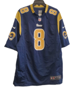 Nike Mens St Louis Los Angels Rams Sam Bradford #8 Nike Jersey, Navy Blu... - £48.01 GBP