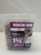 Rock-On No. 9  S X 1-5/8 in.   L Star Flat Head Cement Board Screws 575 pk - $30.69