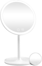 Rechargeable Lighted Makeup Mirror, 1X/10X Magnifying Vanity Mirror With 46 Led - £33.19 GBP