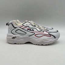 Fila Ray Tracer 1RM00997-125 Mens White Leather Lace Up Athletic Shoes S... - $44.54