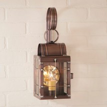 Single Wall Lantern Light in Antique Copper - £207.43 GBP