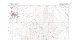 Winnemucca Quadrangle Nevada 1958 Topo Map USGS 1:62500 Topographic - £17.01 GBP