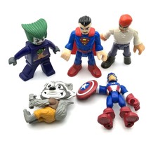 Imaginext Marvel Super Heroes Captain America &amp; Superman, Pirate Plus Other Toys - £7.15 GBP