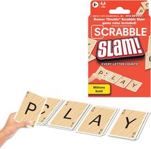 Scrabble Slam The 2000&#39;s Mega Hit Scrabble Card Game USA Fast Paced Card Game Ve - £16.01 GBP